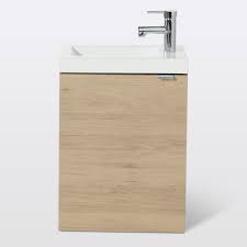 Meuble Lave Mains A Suspendre Goodhome Imandra Bois L 44 X H 55 Cm Plan Vasque Beni En 2020 Meuble Lave Main Plan Vasque Vasque