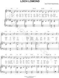 Legend has it that loch lomond had its origin in 1746 when bonnie prince charlie was retreating fro. Traditional Scottish Loch Lomond Sheet Music In Eb Major Transposable Download Print Sku Mn0062308