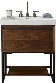 20 w x 60 h x 16 d. Fairmont Designs M4 28 Single Vanity Natural Walnut Base Cabinet Only Transitional Bathroom Vanities And Sink Consoles By Luxx Kitchen And Bath Houzz