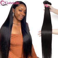 Each type of weave is characterized by. Gabrielle Brazilian Straight Hair Bundles 30 32 34 36 Inch Natural Color Cheap Human Hair Weave Bundles Remy Hair Exensions Hair Weaves Aliexpress