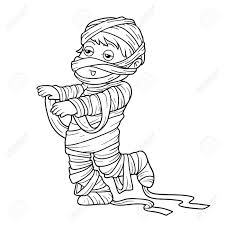 Complement a mummy costume with an undead makeup treatment that only a mummy could love. Coloring Book For Children Halloween Characters Mummy Costume Royalty Free Cliparts Vectors And Stock Illustration Image 45628439