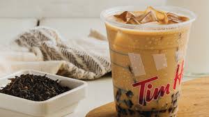 This blended frozen coffee takes on a new look around valentine's day. Yes Tim Hortons Iced Signature French Vanilla Is Now Available