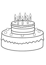 Learn about famous firsts in october with these free october printables. Coloring Pages Cake With Candle Coloring Page