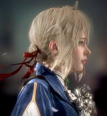 Artstation Violet Evergarden Real Time 3d Fanart Lee Gh In 2020 Violet Evergarden Anime Violet Virtual Girl