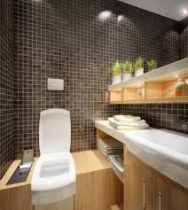 The wallpaper with the encircling print in white and a mint background makes the bathroom look more spacious and open. 100 Amazing Bathroom Ideas You Ll Fall In Love With
