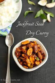 Jackfruit Seed Dry Curry Recipe South Indian Jackfruit Seed Dry Curry Easy Jackfruit Seed Recipe Recetas Yaca