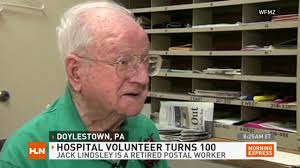 Hospital volunteer turns 100