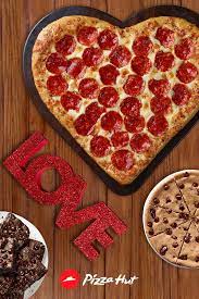 We Ve Got You Covered On Date Night For Valentines Day Get The Valentine Bundle Delivered From Pizza Hut For T Valentines Day Pizza Heart Shaped Pizza Recipes