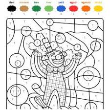 Les poissons clowns ont une alimentation très variée, c'est pourquoi ils font partie des animaux omnivores. 13 Simpliste Coloriage Magique Clown Collection Coloriage Magique Coloriage Jeux Coloriage