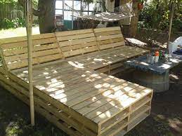 Pallet Sectional For Outside Pallet Patio Furniture Pallet Outdoor Pallet Sectional