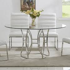 Lofton Dining Table Reviews Allmodern Glass Round Dining Table Oval Table Dining Metal Base Dining Table