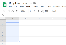 How To Create A Drop Down List In Google Sheets Google Sheets Google Drop Down List