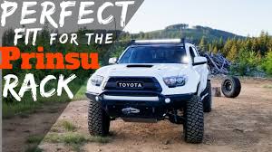 This combo comes with a prinsu roof rack and a 40 baja designs light bar with the proper prinsu light bar bracket and wind deflector w/ noise reduction trim. Light Bar Install On Prinsu Designs Rack Youtube