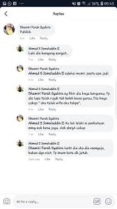 Kalau dia ada memfailkan perceraian, saya pasti ada menerima dokumen berkaitan biarpun tidak menerima lafaz cerai seperti yang didedahkan suaminya, bagi lufya dia akur sekiranya perpisahan. Pengantin Satu Hari Akibat Tidak Faham Hukum Perkahwinan Talak Jadi Gurauan Kongsi Tular Semasa Forum Cari Infonet