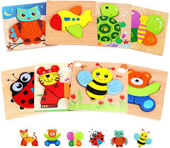 Here are our top puzzles for preschoolers. Buy 8 Pack Wooden Puzzles Toddler Toys For 1 2 3 Year Old Boys Girls Animal Jigsaw Toddler Puzzle Gifts Preschool Learning Educational Stem Toys Online In Usa B093gvjf14