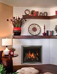 Custom built mantel in hand hewn knotty alder. Kozy Heat Carlton 39 Alaska Stove Spa