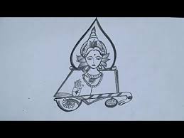 Navratri Special Drawing How To Draw Maa Durga Durga Puja Drawing Maa Durga Drawing Youtube Enamel Pins