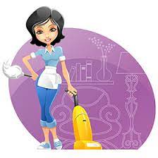 Maid Cleaning Girl Cleaning Cartoon Cleaning Maid Cleaning Logo