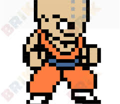 Accessories, toys & action figures, iphone cases, etc… we have everything to fulfill your needs as a krillin addict! Krillin Pixel Art Brik