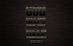 See more ideas about metal art, metal, welding art. God Helps Them That Help Themselves Benjamin Franklin Quotes Creative Metal Art Hd Wallpaper Peakpx