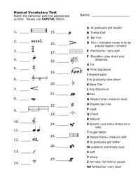 In music, an accent is an emphasis, stress, or stronger attack placed on a particular note or set of notes, or chord, either as a result of its context or specifically indicated by an accent mark. Musical Signs Terms And Symbols Unit Music Theory Worksheets Music Vocabulary Music Theory