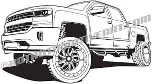 Favorite this post jun 29 2019 chevy chevrolet silverado 1500 ld double cab lt pickup 4d 6 1/2 Jacked Up Truck Coloring Page Novocom Top
