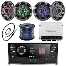 Vhf marine radio is the most popular way of communicating with other vessels and shore stations where the range allows. Rockford Fosgate Pmx 5 Punch Marine Oversized 2 7 Quot Din Am Fm Bluetooth Stereo Receiver Bundle Combo With 4x Marine Stereo Marine Electronics Radio Antenna