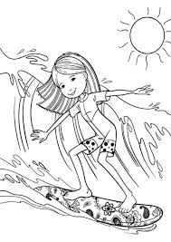 Kids love having their face painted. Surfing Coloring Page Iconmaker Info