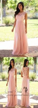 Elegant Lace Floor Length Applique Blush Pink Long Formal Cheap Chiffon Bridesmaid Dresses Wg35 Blush Pink Bridesmaid Dresses Blush Bridesmaid Dresses Blush Bridesmaid Dresses Long