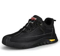Waterproof Microfiber Leather Steel Toe Safety Work Shoes For Men