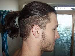 Pictures Of Long Hair On Top Shaved On Sides Men Ponytail Hairstyles Long Hair Styles Men Long Hair On Top