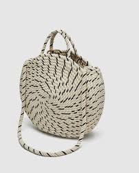 Image 4 Of Round Cotton Bucket Bag From Zara Canta