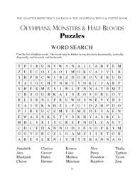 382 trivia questions 91 quizzes Unauthorized Percy Jackson The Olympians Trivia Puzzle Book Tpt