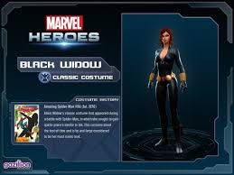 She's just highly skilled thanks to her training. Black Widow Marvel Heroes Complete Costume List