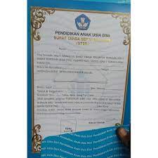 Contoh jadwal pelajaran tkra terbaru format doc merupakan referensi dalam ijazah sertifikat piagam menggambarkan tingkat keberhasilan seorang anak dalam proses belajar di. Map Cover Blangko Ijazah Untuk Tk Dan Paud Map Arsip Map Dokumen Ready Stock Shopee Indonesia