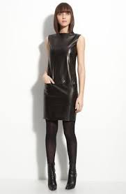 Vince Leather Dress Nordstrom Leather Dresses Leather Couture Womens Dresses