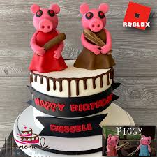 Birthday piggy in roblox piggy roleplay | the frustrated gamer is back for more funny roblox gameplay and today i am checking. Homemade In Humble Roblox Cake The Piggy Being The Birthday Boys Favorite So We Made Them Scary Looking If Ya Ask Me All Sugar Art Edible Roblox Robloxcake Robloxpiggy Boysbirthdaycake Birthdaycake Cakeart Homemadeinhumble
