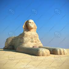 3d Great Sphinx 3d Model Sphinx Lion Sculpture 3d Model