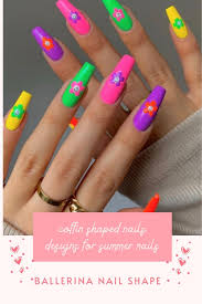 Applies and removes like nail polish. 32 Beautiful Coffin Acrylic Nails With Flower For May Nails