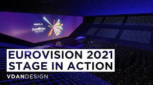 The first rehearsals begin on this stage in one week! Outdated Eurovision 2021 Stage In Action Youtube