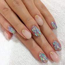 31 Jaw Dropping Broken Glass Nail Designs Stayglam Pepino Nail Art Design Shattered Glass Nails Classy Nail Designs Glass Nails Art