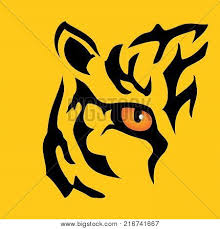 See tiger silhouette stock video clips. Tiger Head Vector Vector Photo Free Trial Bigstock