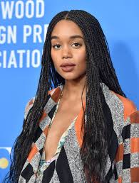 Have you ever tried the highlights on your hair？ the suitable highlights will enhance much fresh and charming factors to your hair and light up any hairstyles in a minute. Laura Harrier Long Braided Hairstyle Laura Harrier Hair Stylebistro