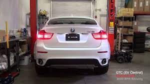 Bmw E71 X6 3 5i N55 Meisterschaft Gtc Exhaust Installed 2x102mm Round Youtube