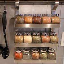 Medium stainless steel kitchen shelf rack design with collection in online,this steel kitchen shelf rack cheap price and good quality shelf rack for kitchen. Spice Rack Rail S Hook Set Stainless Steel Ikea Grundtal Kitchen Organizer Shelf Ikea Grundtal Kitchen Organizing Ikea