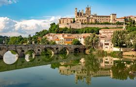 Pour Les Vacances Direction Le Canal Du Midi Chateaux Cathares Ville France Beziers