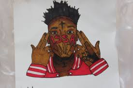 21 Savage Sticker Sticker Collection How To Draw Hands Unique Items Products