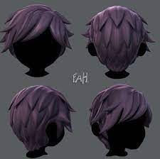 3d Hair Style For Boy V07 3d Model Boy Hairstyles Hair Sketch Anime Hair