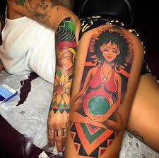 Tattoo Ideas African Queen Black Culture Tattoos Melaninterest Is Under Construction Black Girls With Tattoos Queen Tattoo African Tattoo