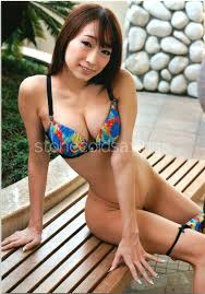 Risqué Japanese Found Photo Hot Asian Woman Steamy Bikini Lingerie 3 1/2 x  5